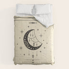 Mystic Moon & Stars: The Beige Edition Comforter Gallery Image 6