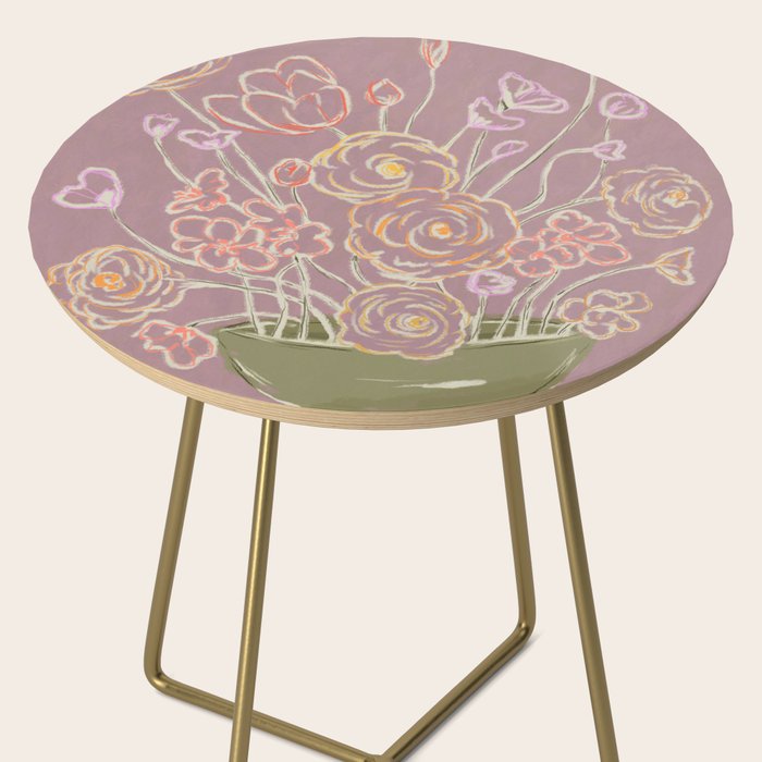 Emi's Flowers Side Table Gallery Image 2
