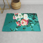 Floral & Confetti #digitalart #floral Rug Gallery Image 1