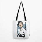 Parisian Glamour in Retro Style Tote Bag Gallery Image 2