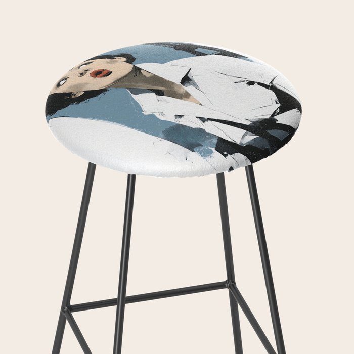 Parisian Glamour in Retro Style Stool Gallery Image 2