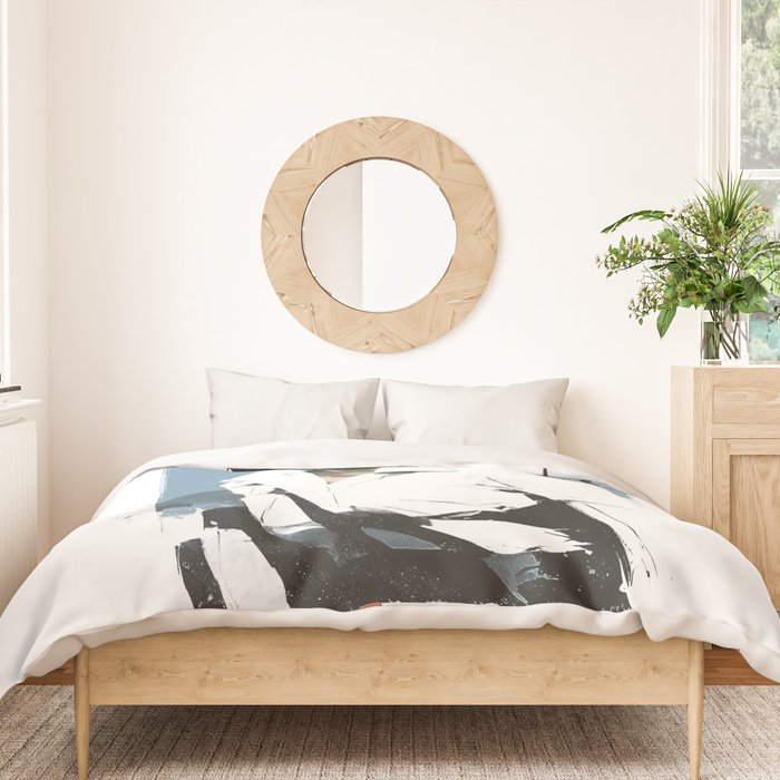 Parisian Glamour in Retro Style Duvet Cover Gallery Image 3