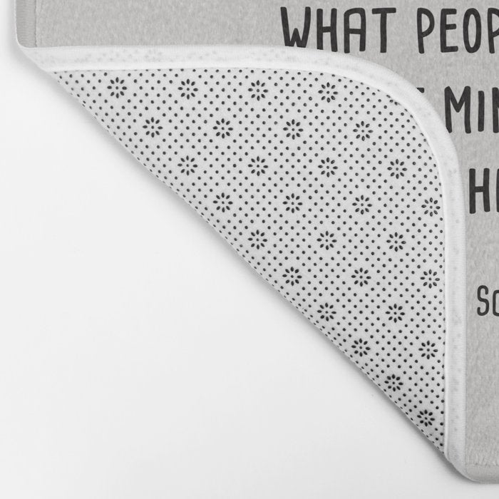 To Be Kind Is More Important... F. Scott Fitzgerald Quote Bath Mat Gallery Image 2