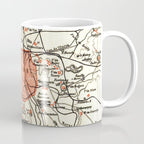 Vintage Paris and Surrounding Area Map (1890) Coffee Mug Gallery Image 1