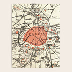 Vintage Paris and Surrounding Area Map (1890) Poster Gallery Image 4