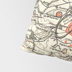 Vintage Paris and Surrounding Area Map (1890) Pillow Sham Gallery Image 4