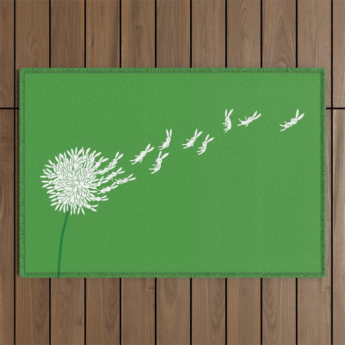 Escape from the dandeLION Outdoor Rug Gallery Image 1