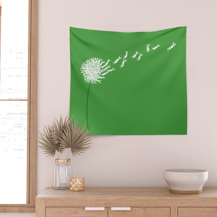 Escape from the dandeLION Wall Tapestry Gallery Image 2