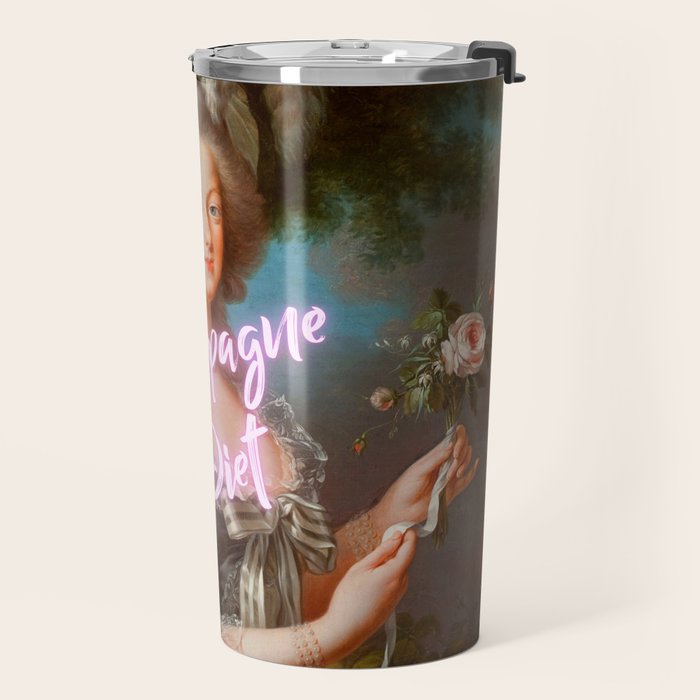 'Champagne Diet' Marie Antoinette  Travel Mug Gallery Image 2