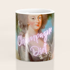 'Champagne Diet' Marie Antoinette  Coffee Mug Gallery Image 4