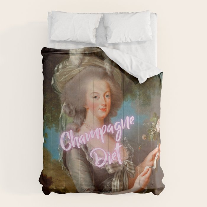 'Champagne Diet' Marie Antoinette  Comforter Gallery Image 1