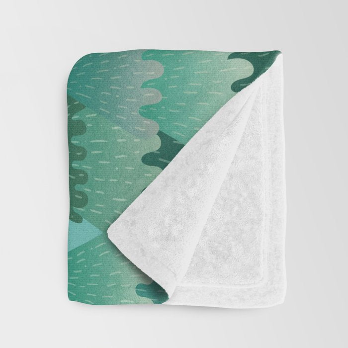 Tree Hugger (Spring & Summer version) Throw Blanket Gallery Image 3