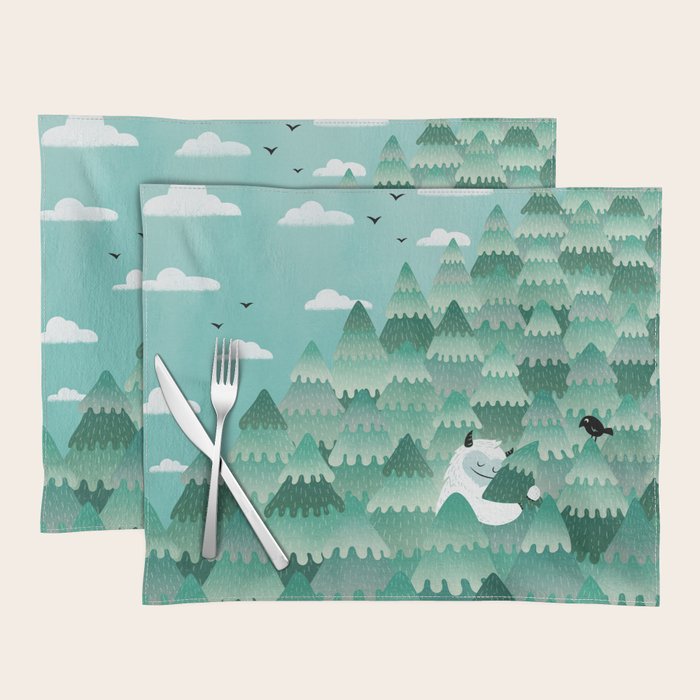 Tree Hugger (Spring & Summer version) Placemat Gallery Image 1