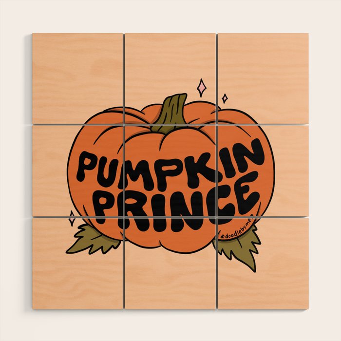 Pumpkin Prince Wood Wall Art Gallery Image 1