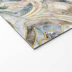 Art Deco Marble Tiles in Soft Pastels Welcome Mat Gallery Image 2