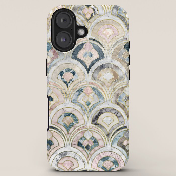Art Deco Marble Tiles in Soft Pastels iPhone Case – Society6 Art Deco Marble Tiles in Soft Pastels iPhone Case – Society6