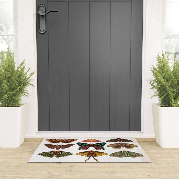 Moth Wings III Welcome Mat Gallery Image 3