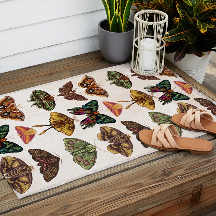 Moth Wings III Outdoor Rug Gallery Image 2