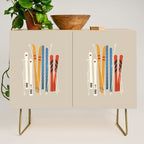 Ski Illustration Credenza Gallery Image 1