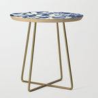 Blue jungle: Organic shapes and flowers Side Table Gallery Image 1