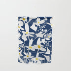 Blue jungle: Organic shapes and flowers Wall Hanging Gallery Image 1
