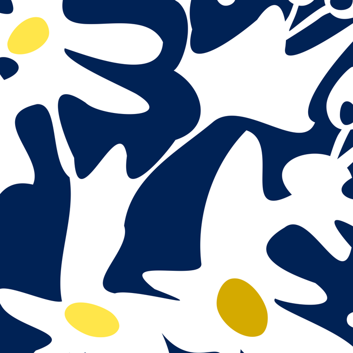 Blue jungle: Organic shapes and flowers Coffee Mug Gallery Image 2