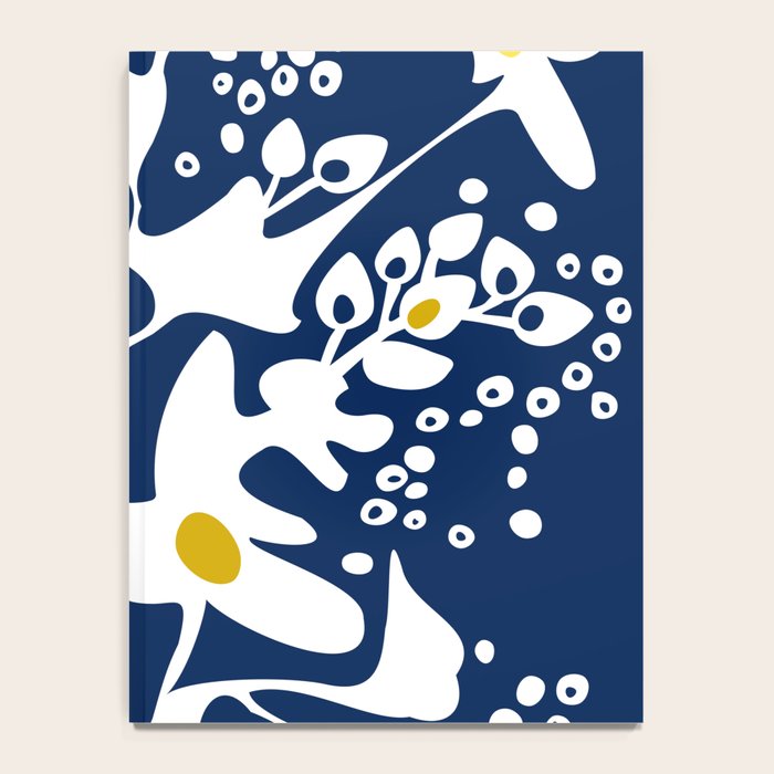 Blue jungle: Organic shapes and flowers Notebook Gallery Image 4