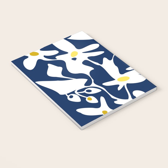 Blue jungle: Organic shapes and flowers Notebook Gallery Image 3
