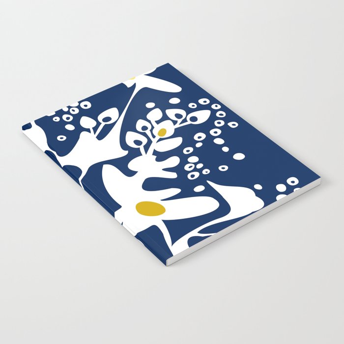 Blue jungle: Organic shapes and flowers Notebook Gallery Image 2