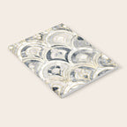 Monochrome Art Deco Marble Tiles Notebook Gallery Image 2