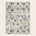 Monochrome Art Deco Marble Tiles Poster Gallery Image 4