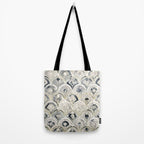 Monochrome Art Deco Marble Tiles Tote Bag Gallery Image 2