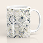 Monochrome Art Deco Marble Tiles Coffee Mug Gallery Image 1