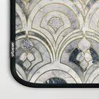Monochrome Art Deco Marble Tiles Laptop Sleeve Gallery Image 3