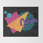 Memphis Pattern 29 / 80s - 90s Retro Throw Blanket Gallery Image 2