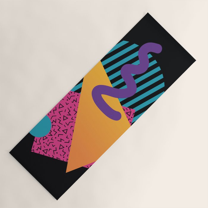 Memphis Pattern 29 / 80s - 90s Retro Yoga Mat Gallery Image 1