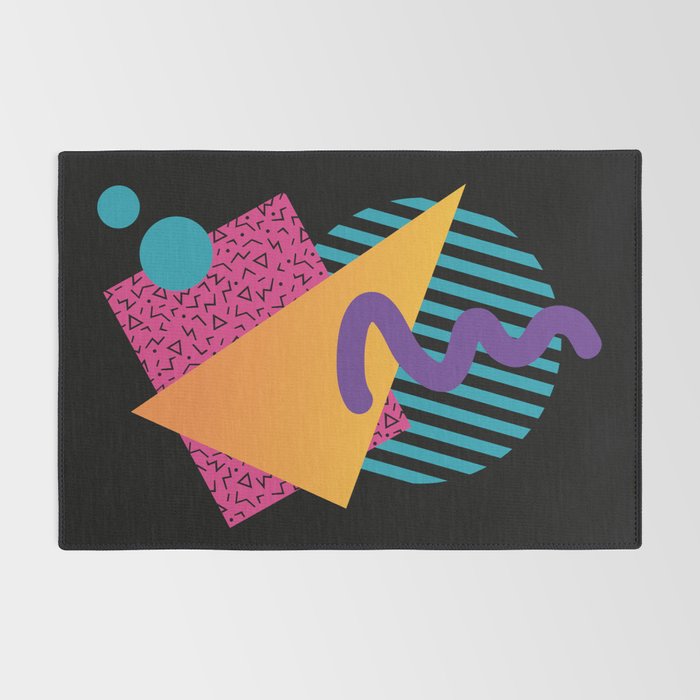 Memphis Pattern 29 / 80s - 90s Retro Rug Gallery Image 2