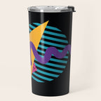 Memphis Pattern 29 / 80s - 90s Retro Travel Mug Gallery Image 2
