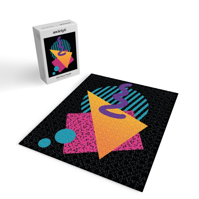 Memphis Pattern 29 / 80s - 90s Retro Jigsaw Puzzle Gallery Image 2