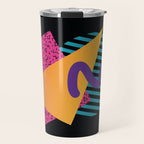Memphis Pattern 29 / 80s - 90s Retro Travel Mug Gallery Image 1