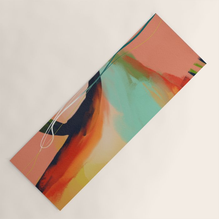 abstract color spring 23 1 Yoga Mat Gallery Image 1