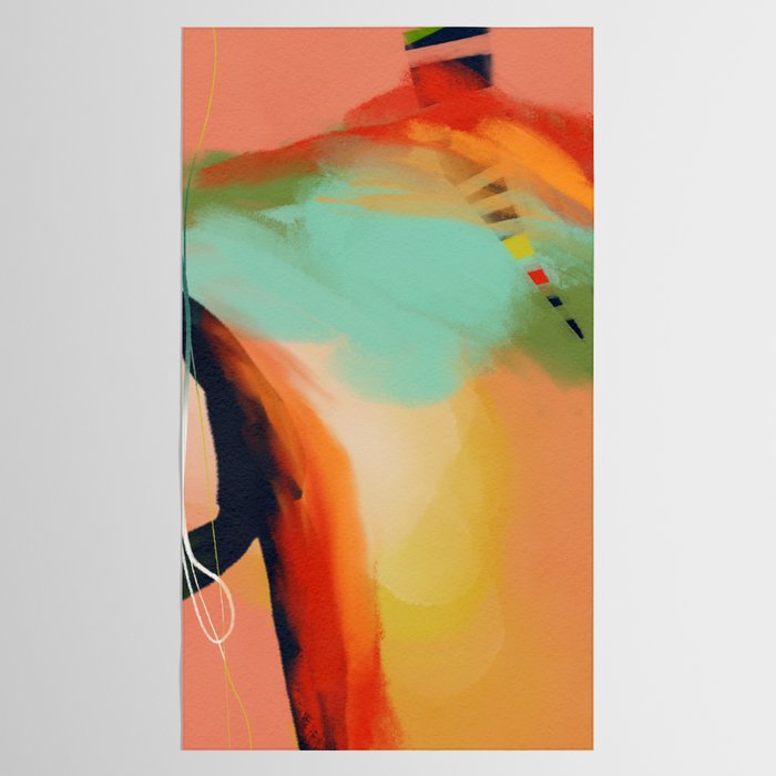 abstract color spring 23 1 Tablecloth Gallery Image 2