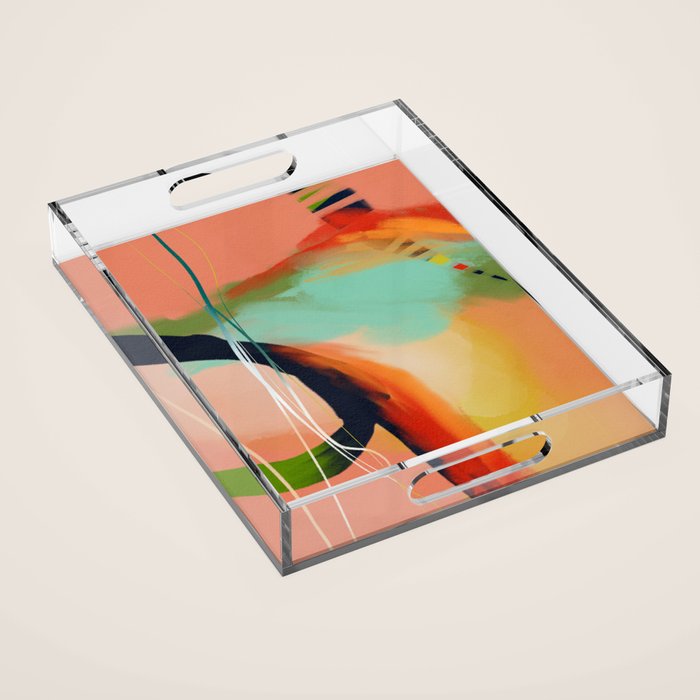 abstract color spring 23 1 Acrylic Tray Gallery Image 1