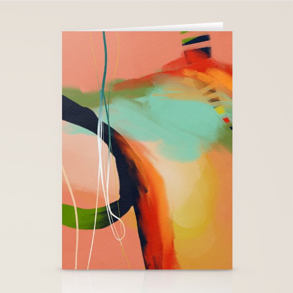 abstract color spring 23 1 Stationery Card Gallery Image 2