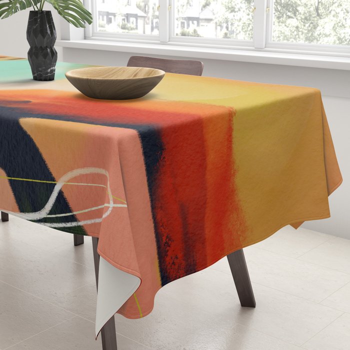 abstract color spring 23 1 Tablecloth Gallery Image 3