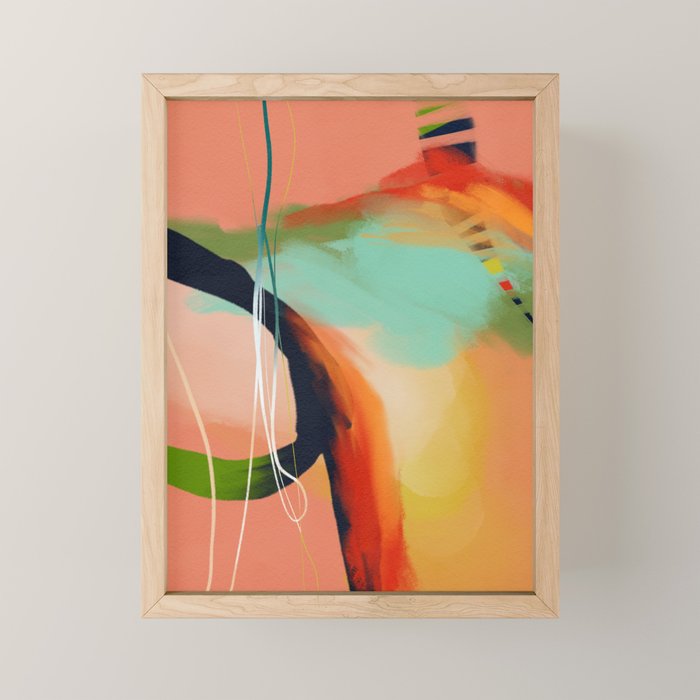abstract color spring 23 1 Mini Art Print Gallery Image 1