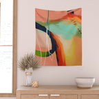 abstract color spring 23 1 Wall Tapestry Gallery Image 2