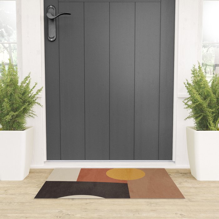 geometric abstract 41 Welcome Mat Gallery Image 3