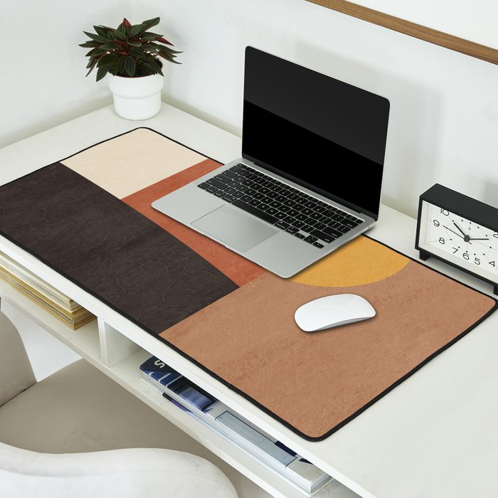 geometric abstract 41 Desk Mat Gallery Image 2