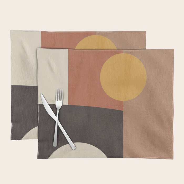 geometric abstract 41 Placemat Gallery Image 1